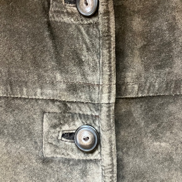 Vintage Fairweather Suede + Faux Fur Winter Coat (Size Small) - Picture 7 of 13